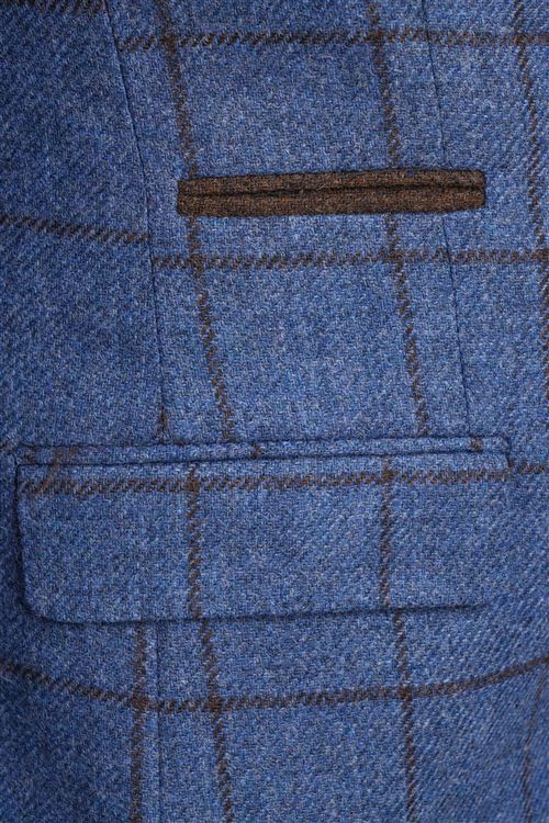 Oakham Blue Check Wool Jacket