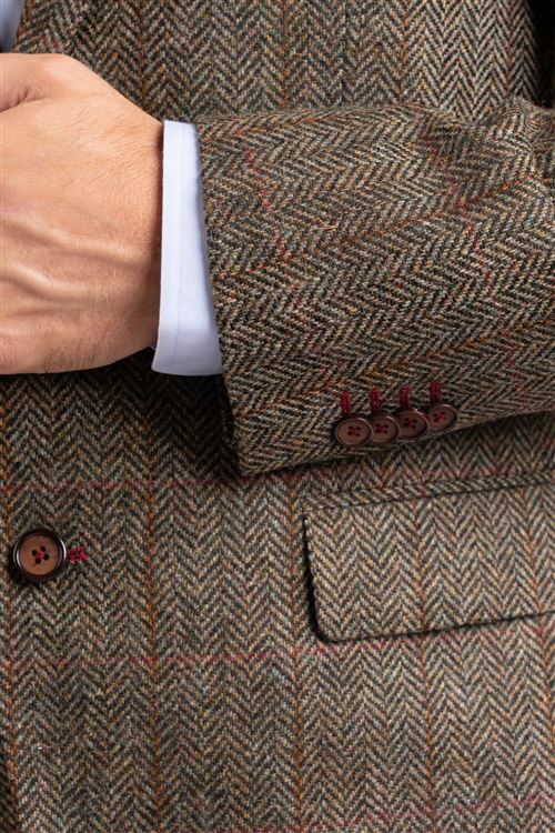 Woodstock Spice Herringbone Tweed Jacket