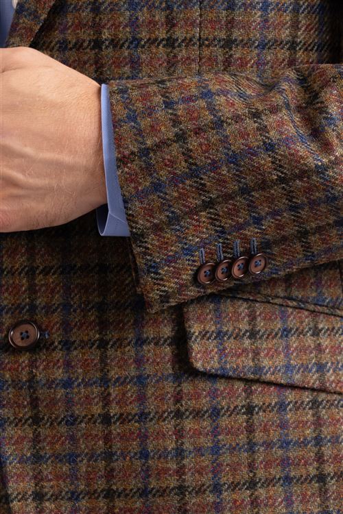 Woodstock Blue Check Tweed Jacket