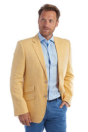 Cockfield Corn Italian Linen Jacket