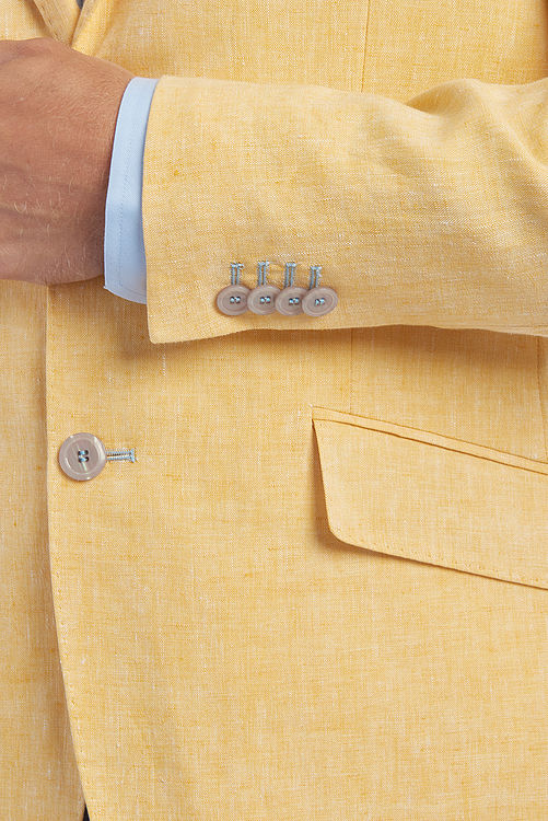 Cockfield Corn Italian Linen Jacket