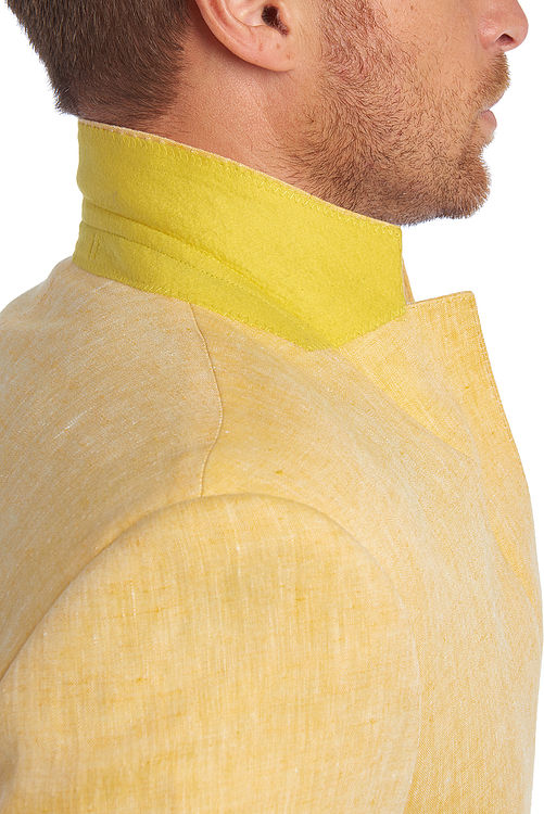 Cockfield Corn Italian Linen Jacket