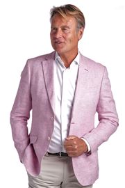 Paris Pink Linen Jacket