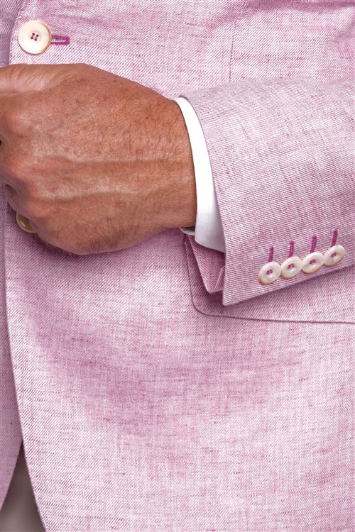 Paris Pink Linen Jacket