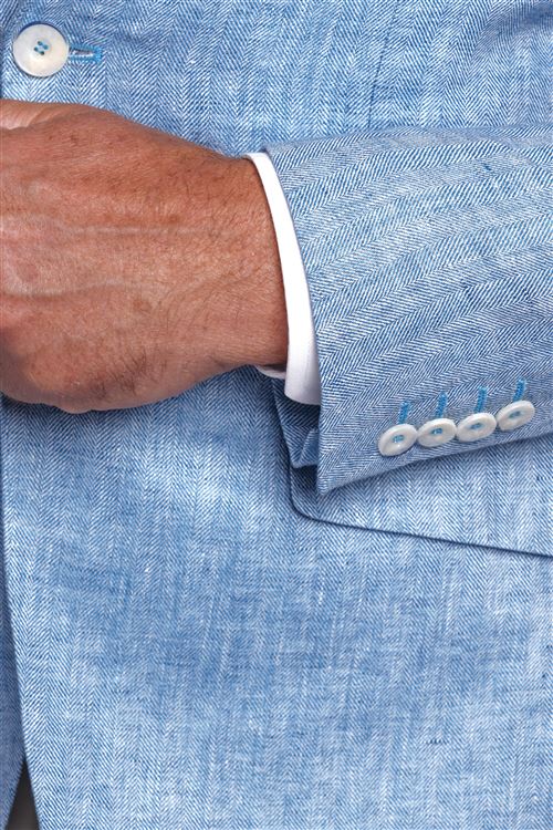 Paris Blue Linen Jacket