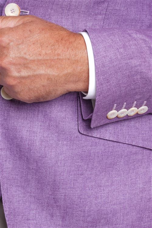 Paris Purple Linen Jacket