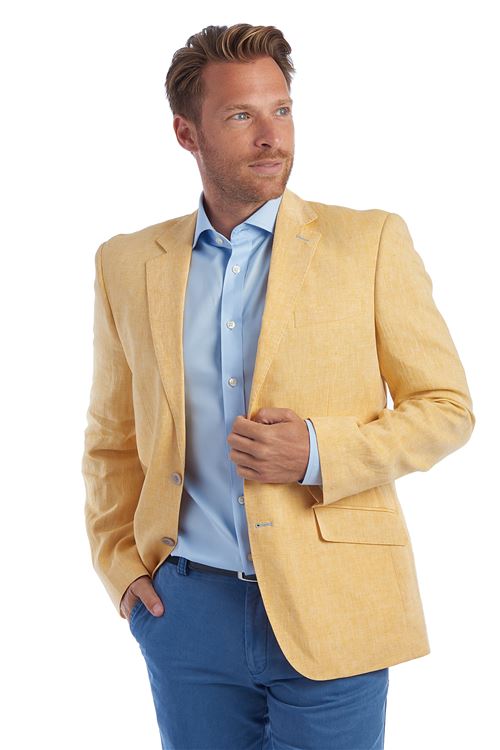 Marlborough Desert Linen Herringbone Jacket