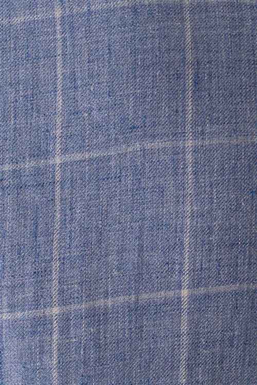Marlborough Sky Linen Overcheck Jacket