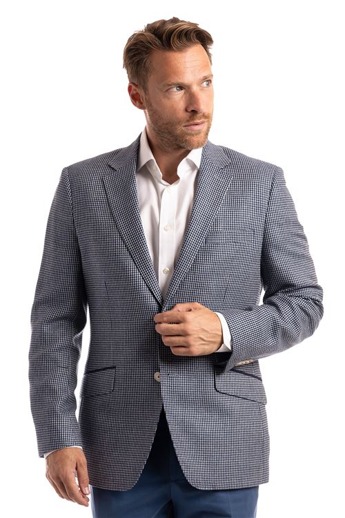 Grange Indigo Check Jacket