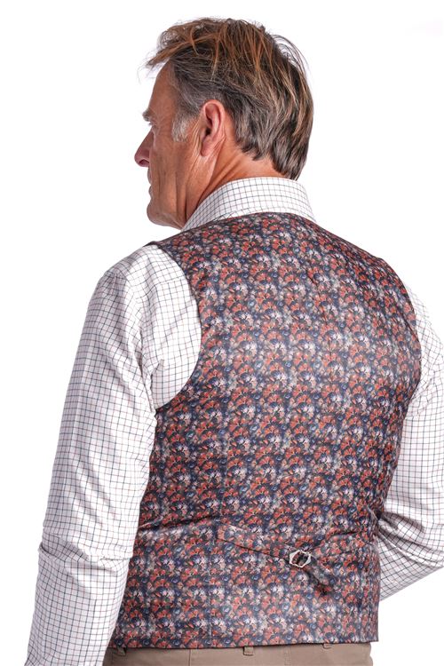 Ross Tobacco Wool Waistcoat