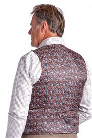 Ross Tobacco Wool Waistcoat