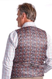 Ross Dark Blue Wool Waistcoat