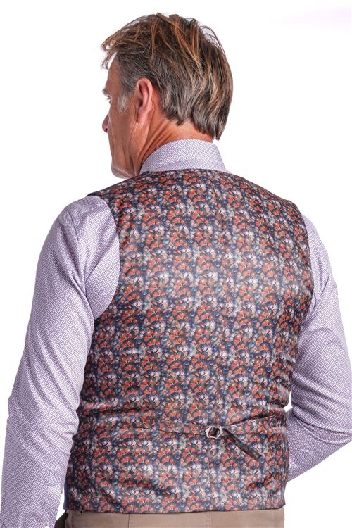 Ross Navy Wool Waistcoat