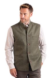 Penrith Green Tweed Waistcoat