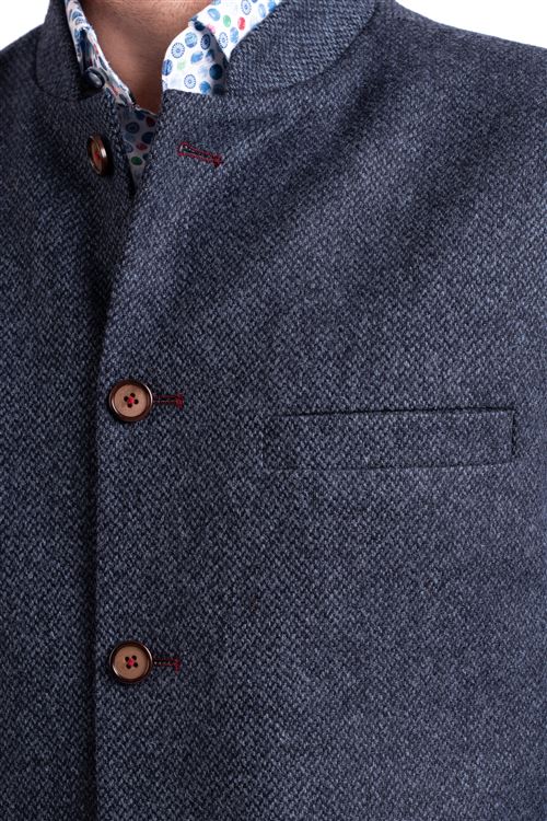 Penrith Blue Tweed Waistcoat