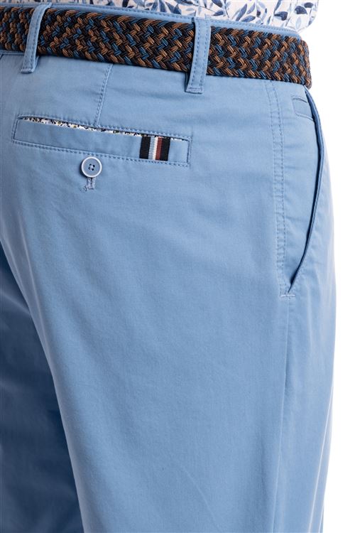 Devon Stretch Cotton Air Force Blue Chino