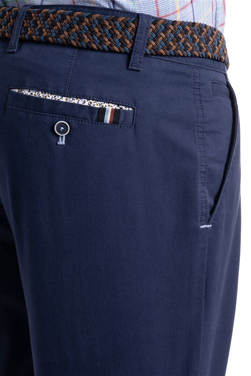 Devon Stretch Navy Cotton Chino