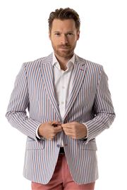 Neath Poppy Stripe Jacket