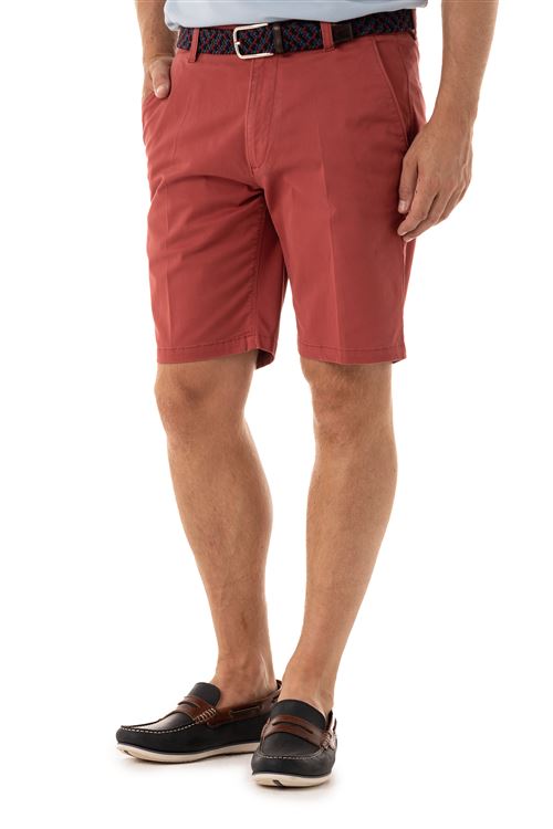 Cromer Stretch Burnt Orange Cotton Chino