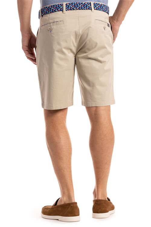 Lymington Stretch Stone Cotton Chino Short