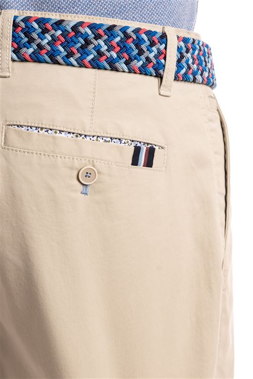 Lymington Stretch Stone Cotton Chino Short
