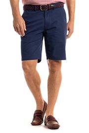 Lymington Stretch Navy Cotton Chino Short