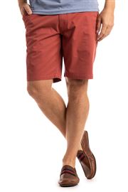 Lymington Stretch Burnt Orange Cotton Chino Short